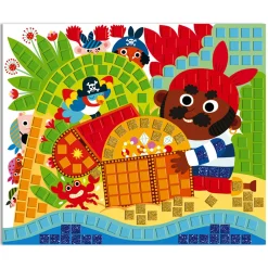 Janod Kit Créatif - Mosaïques Pirates* Mosaïques & Gommettes|Collection 