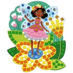 Janod Kit Créatif - Mosaïques Princesses et Fées* Mosaïques & Gommettes|Collection 
