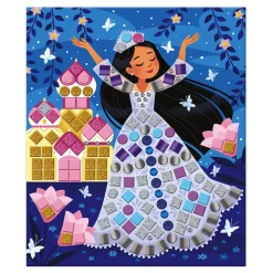 Janod Kit Créatif - Mosaïques Princesses et Fées* Mosaïques & Gommettes|Collection 