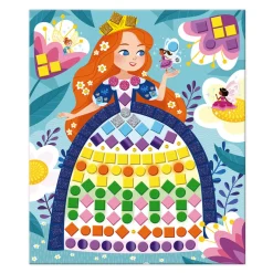 Janod Kit Créatif - Mosaïques Princesses et Fées* Mosaïques & Gommettes|Collection 