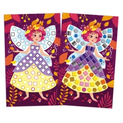 Janod Kit Créatif - Mosaïques Princesses et Fées* Mosaïques & Gommettes|Collection 