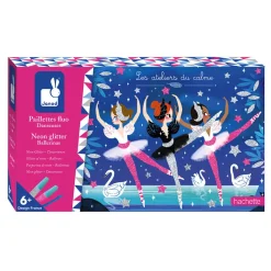 Janod Kit Créatif - Paillettes Fluo Danseuses* Collection "Les Ateliers Du Calme"|Sable, Paillettes, Dorure & Strass