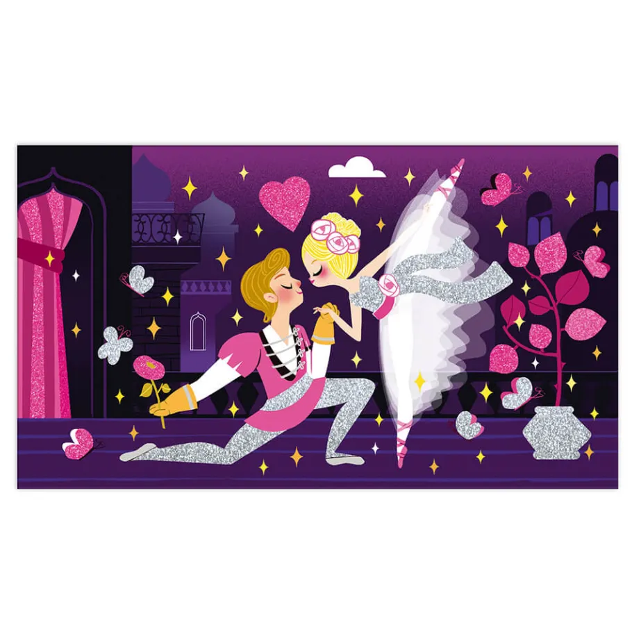 Janod Kit Créatif - Paillettes Fluo Danseuses* Collection "Les Ateliers Du Calme"|Sable, Paillettes, Dorure & Strass