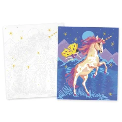 Janod Kit Créatif - Peinture par Numéro Licornes* Peinture Par Numéro & Coloriage