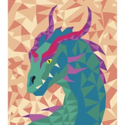 Janod Kit Créatif - Peinture par Numéro Créatures Fantastiques* Peinture Par Numéro & Coloriage