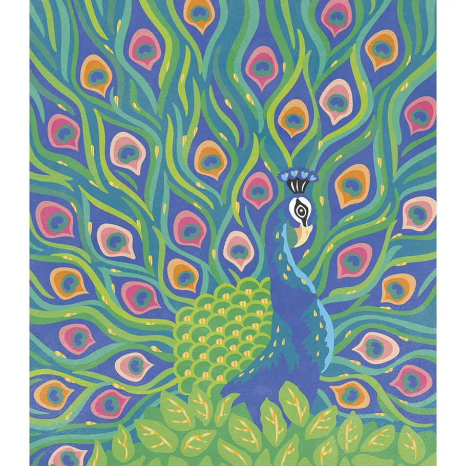 Janod Kit Créatif - Peinture par Numéro Oiseaux Fabuleux* Peinture Par Numéro & Coloriage