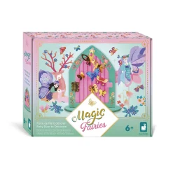 Janod Kit Créatif - Porte de Fée à Décorer Magic Fairies* Créations 3D|Collection "Les Ateliers Déco"