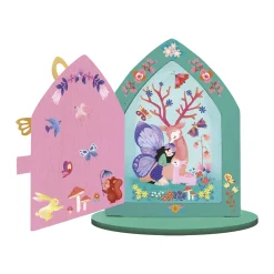 Janod Kit Créatif - Porte de Fée à Décorer Magic Fairies* Créations 3D|Collection 