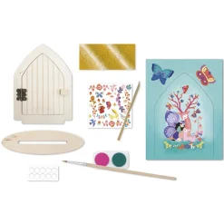 Janod Kit Créatif - Porte de Fée à Décorer Magic Fairies* Créations 3D|Collection 