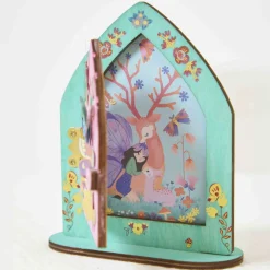 Janod Kit Créatif - Porte de Fée à Décorer Magic Fairies* Créations 3D|Collection 