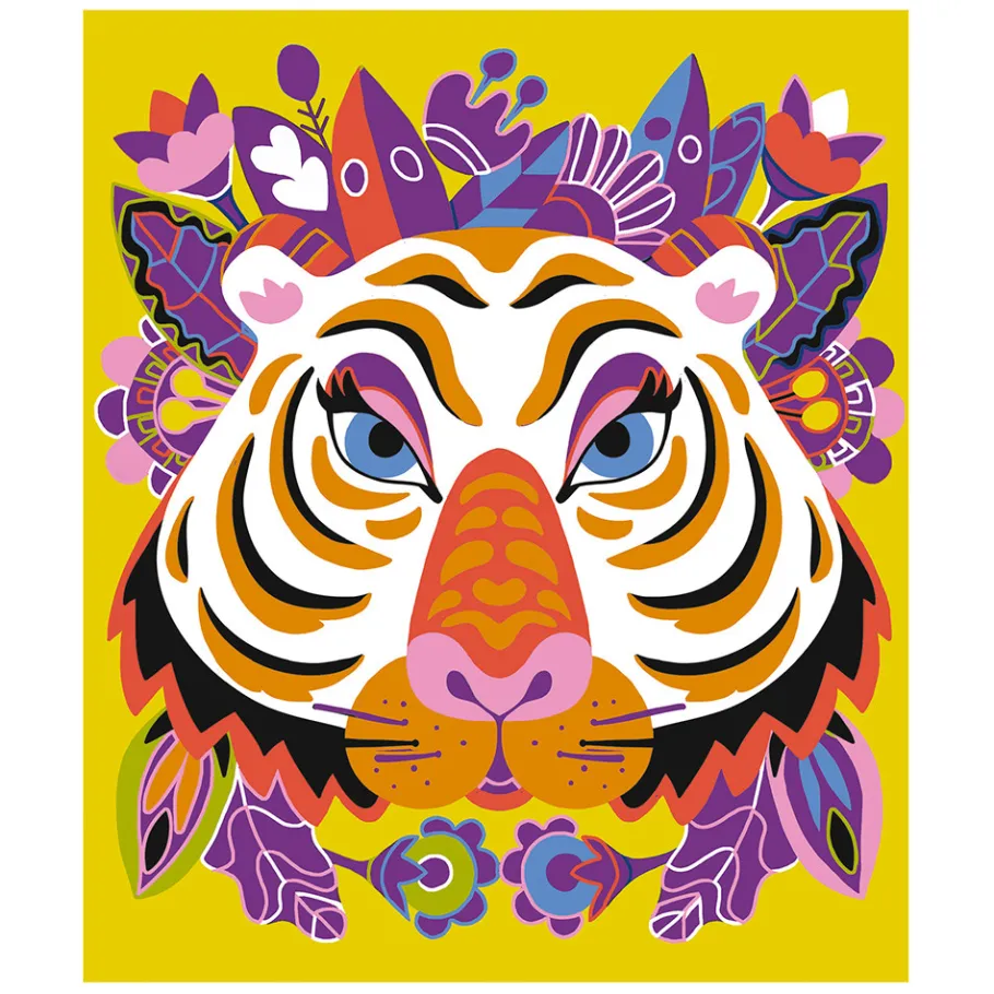 Janod Kit Créatif - Scratch Art Animaux Du Monde* Cartes À Gratter|Collection "Les Ateliers Du Calme"