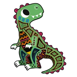 Janod Kit Créatif - Scratch Art Dinosaures Silhouettés* Cartes À Gratter|Collection