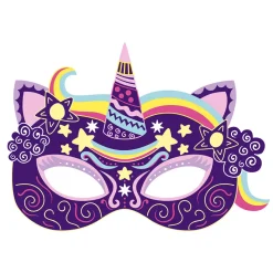 Janod Kit Créatif - Scratch Art Masques De Fête* Cartes À Gratter|Collection 