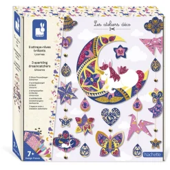 Janod Kit Créatif Attrape-Rêves Brillants* Créations 3D|Collection "Les Ateliers Du Calme"