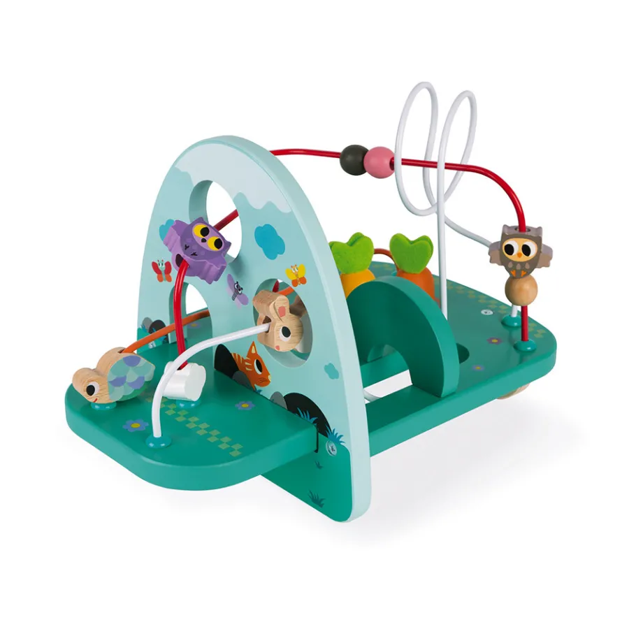 Janod Looping lapin & cie (bois)* Bouliers, Loopings & Panneaux D'Activités|Manipulation & Encastrement
