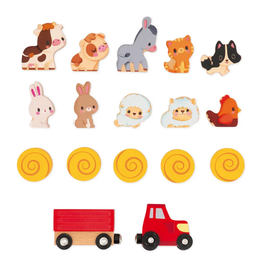 Janod Ma Première Ferme* Tracteurs & Animaux De La Ferme