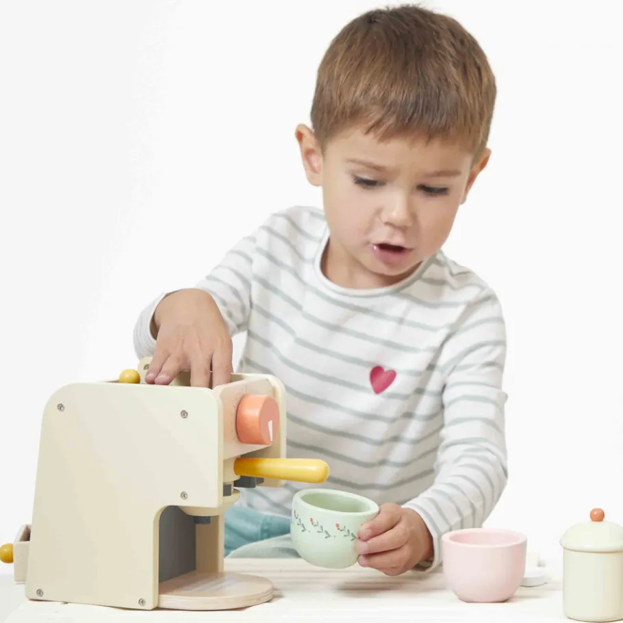 Janod Machine à Café et accessoires Mamie Soleil* Cuisines, Dinettes & Marchandes