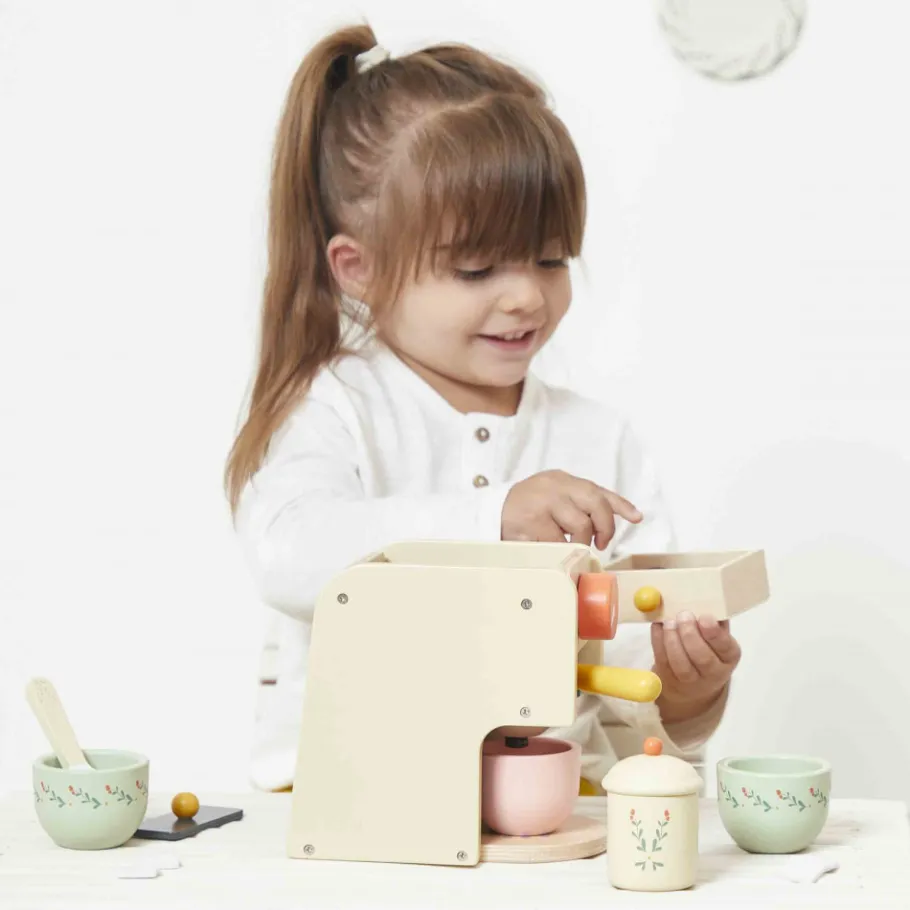 Janod Machine à Café et accessoires Mamie Soleil* Cuisines, Dinettes & Marchandes