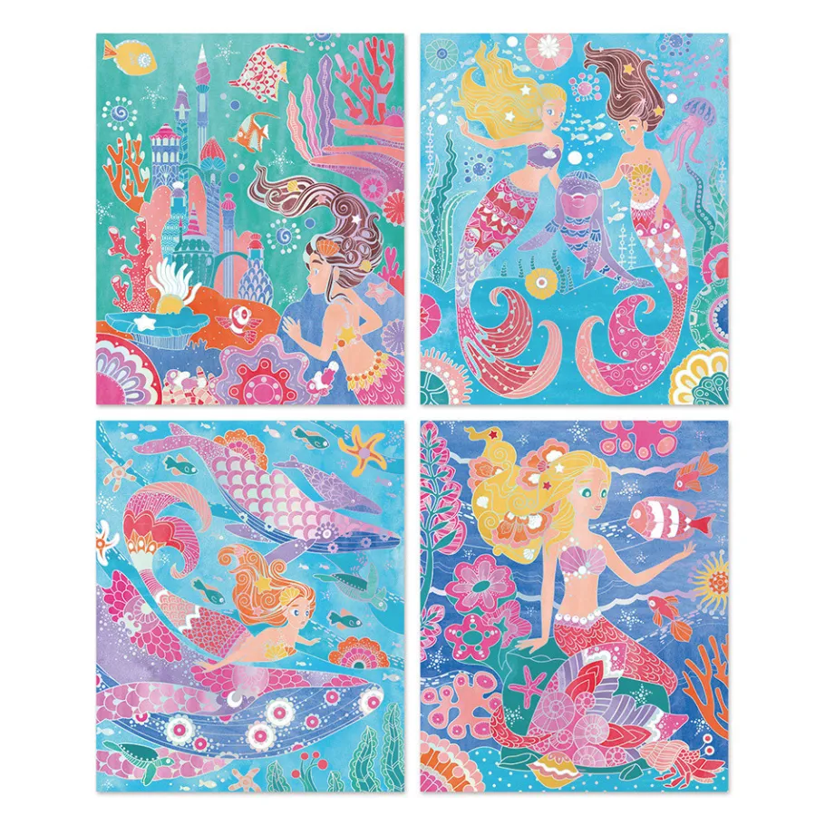 Janod Magic Ocean - Peinture Aquarelle* Peinture Par Numéro & Coloriage