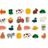 Janod Magnets 24 pièces - Ferme* Tableaux, Ardoises & Magnets|Jouets Magnétiques