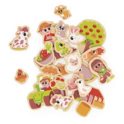 Janod Magnets Ferme 24 pièces* Tableaux, Ardoises & Magnets