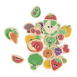 Janod Magnets Fruits et Légumes 24 pièces* Tableaux, Ardoises & Magnets