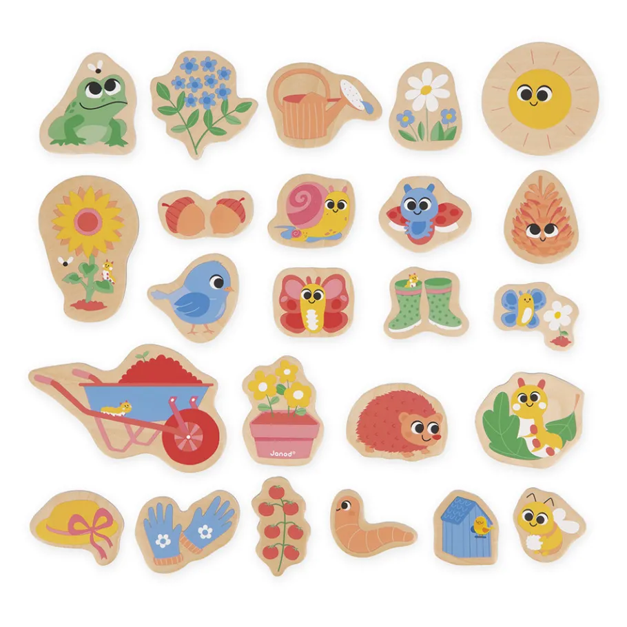 Janod Magnets Jardin 24 pièces* Tableaux, Ardoises & Magnets