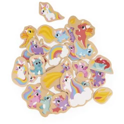 Janod Magnets Licornes et Dragons 24 pièces* Tableaux, Ardoises & Magnets