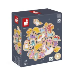Janod Magnets Licornes et Dragons 24 pièces* Tableaux, Ardoises & Magnets