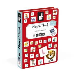 Janod Magnéti'book alphabet espagnol, 144 magnets* Jeux Éducatifs Chiffres & Lettres|Jeux Éducatifs Magnétiques