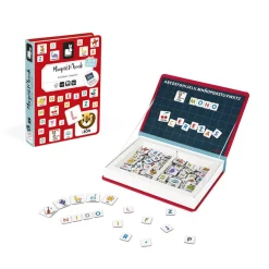 Janod Magnéti'book alphabet espagnol, 144 magnets* Jeux Éducatifs Chiffres & Lettres|Jeux Éducatifs Magnétiques