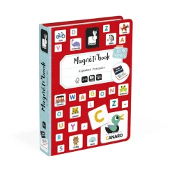 Janod Magnéti'book alphabet français, 142 magnets* Jeux Éducatifs Maternelle|Jeux Éducatifs Magnétiques