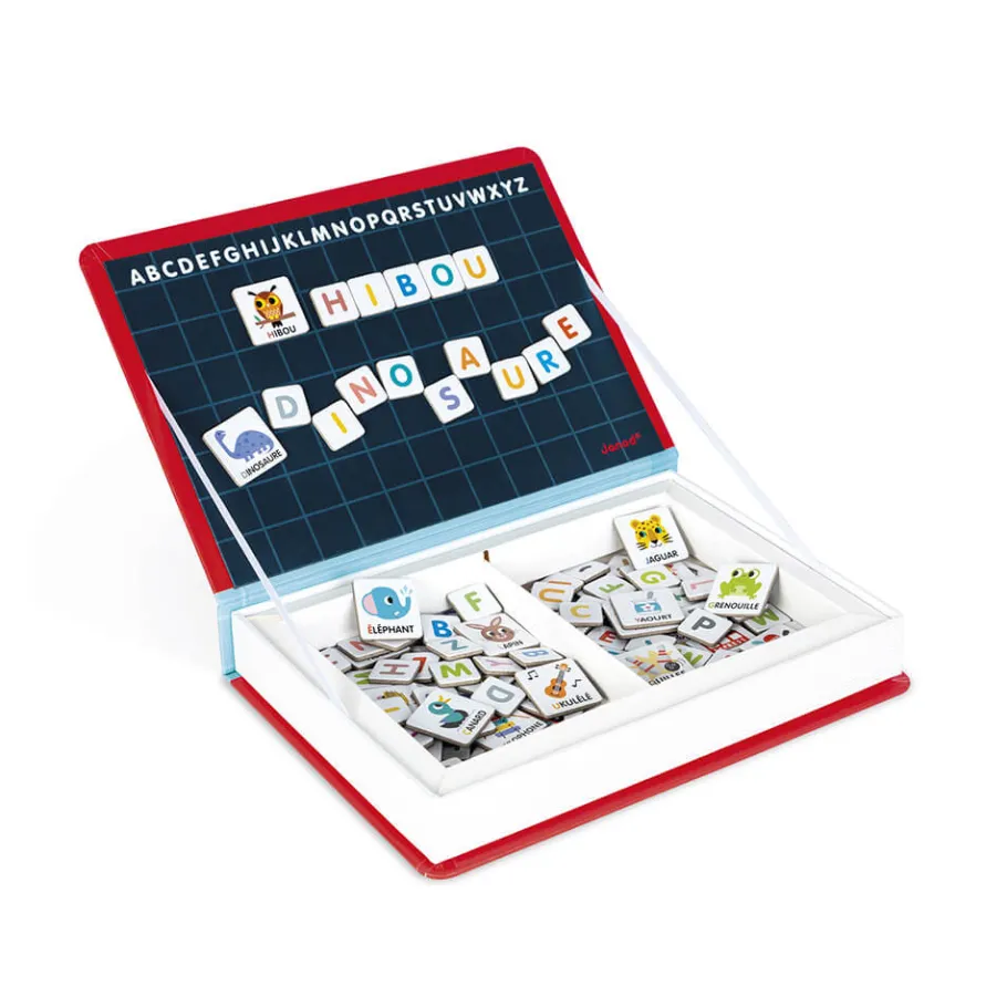 Janod Magnéti'book alphabet français, 142 magnets* Jeux Éducatifs Maternelle|Jeux Éducatifs Magnétiques