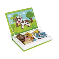 Janod Magnéti'book animaux, 30 magnets* Jeux Éducatifs Magnétiques