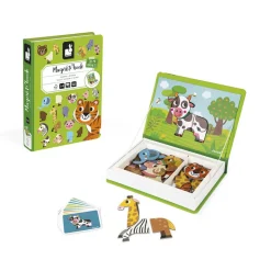 Janod Magnéti'book animaux, 30 magnets* Jeux Éducatifs Magnétiques