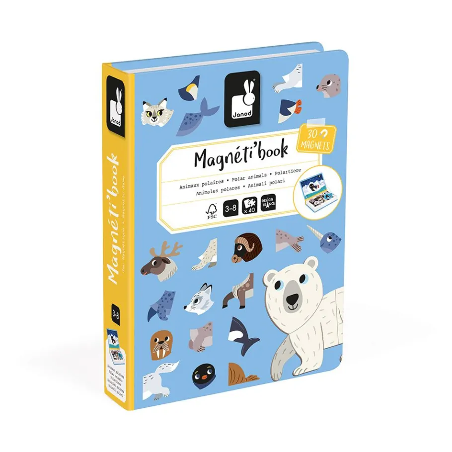 Janod Magnéti'book Animaux Polaires* Jeux Éducatifs Maternelle|Jeux Éducatifs Magnétiques