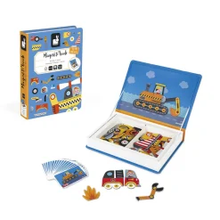 Janod Magnéti'book bolides, 50 magnets* Jeux Éducatifs Magnétiques