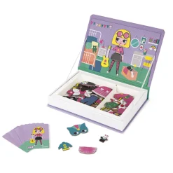 Janod Magnéti'book déguisements fille, 46 magnets* Jeux Éducatifs Magnétiques