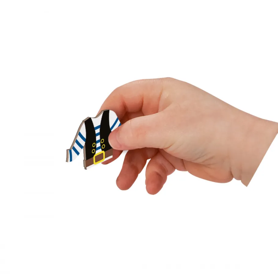 Janod Magnéti'book déguisements fille, 46 magnets* Jeux Éducatifs Magnétiques