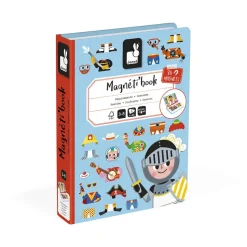 Janod Magnéti'book déguisements garçon, 36 magnets* Jeux Éducatifs Magnétiques