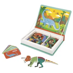 Janod Magnéti'book Dinosaures, 40 magnets* Jeux Éducatifs Magnétiques