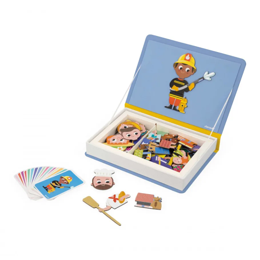 Janod Magnéti'book Métiers* Jeux Éducatifs Maternelle|Jeux Éducatifs Magnétiques