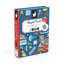 Janod Magnéti'book Pompiers* Jeux Éducatifs Maternelle|Jeux Éducatifs Magnétiques
