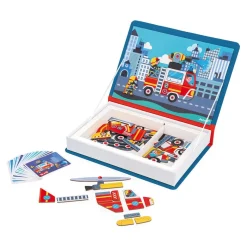 Janod Magnéti'book Pompiers* Jeux Éducatifs Maternelle|Jeux Éducatifs Magnétiques