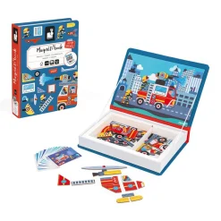 Janod Magnéti'book Pompiers* Jeux Éducatifs Maternelle|Jeux Éducatifs Magnétiques