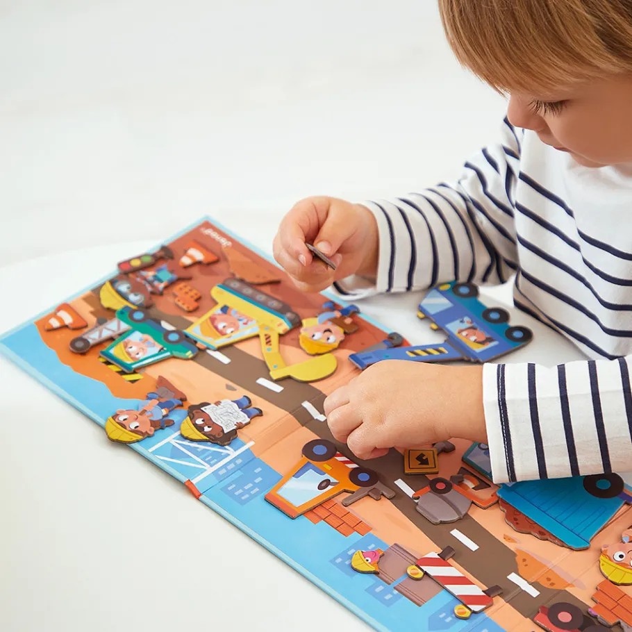 Janod Magnéti'stories le Chantier* Jeux Éducatifs Maternelle|Jeux Éducatifs Magnétiques