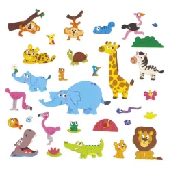 Janod Magnéti'stories les Animaux d'Afrique* Jeux Éducatifs Maternelle|Jeux Éducatifs Magnétiques