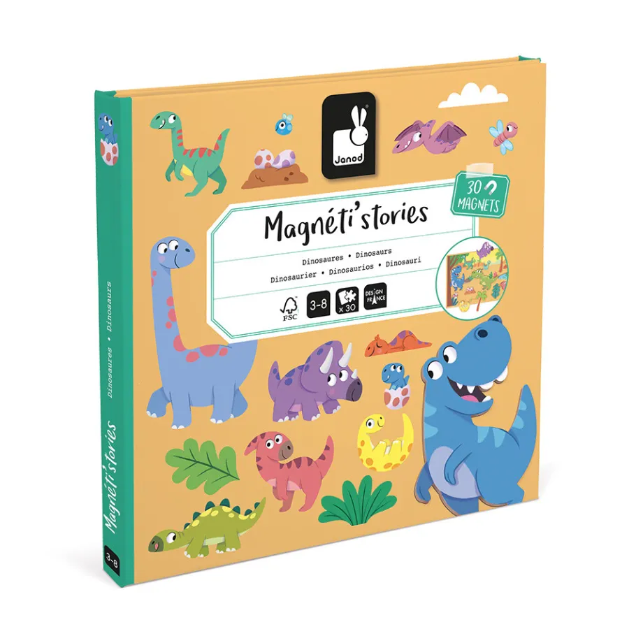 Janod Magnéti'stories les Dinosaures* Jeux Éducatifs Maternelle|Jeux Éducatifs Magnétiques