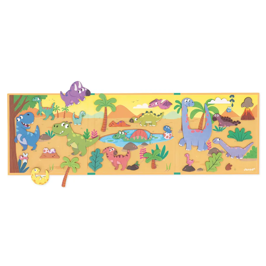 Janod Magnéti'stories les Dinosaures* Jeux Éducatifs Maternelle|Jeux Éducatifs Magnétiques