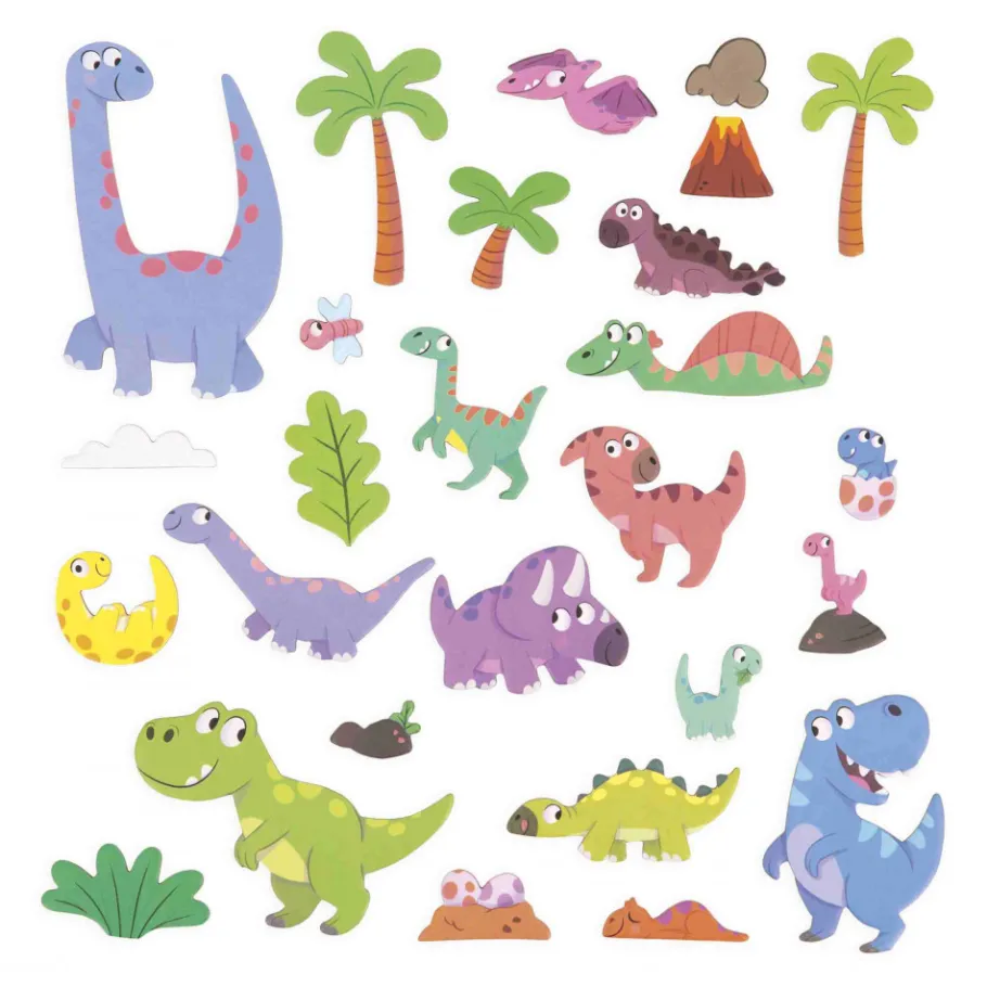 Janod Magnéti'stories les Dinosaures* Jeux Éducatifs Maternelle|Jeux Éducatifs Magnétiques